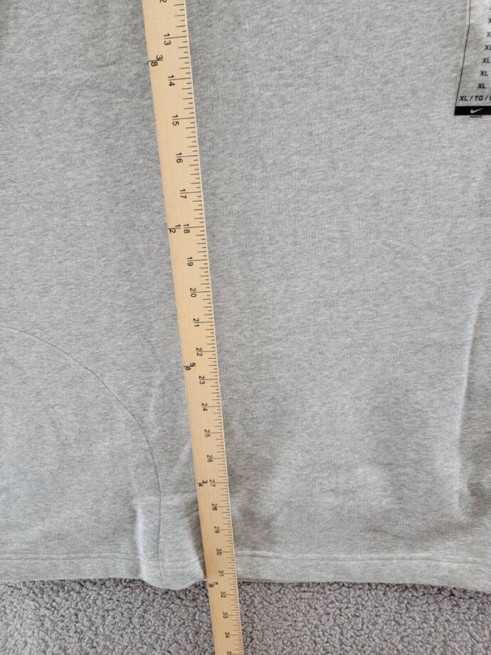 Nike Sportswear Club Fleece Oversized Mock-Neck Sweatshirt Women's XL Light Gray