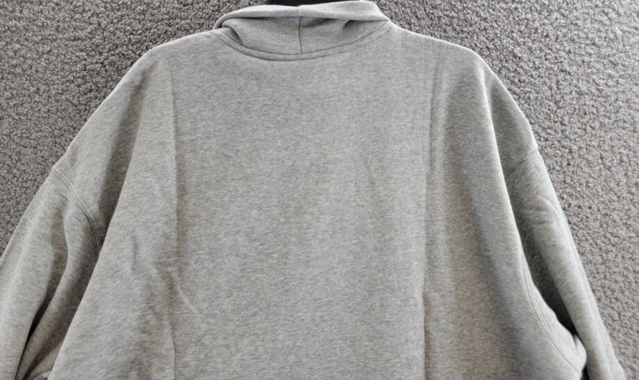 Nike Sportswear Club Fleece Oversized Mock-Neck Sweatshirt Women's XL Light Gray