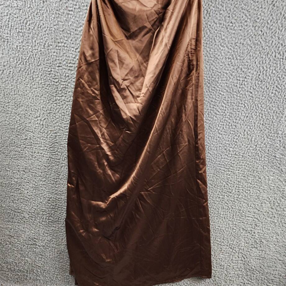Line & Dot Eliza One Shoulder Dress Women's M Sahara Cutout Side Zip Closure