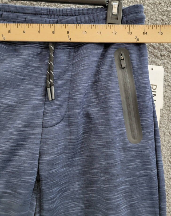 Ring of Fire Cool Texture Heat Seal Joggers Big Boys L Navy Space Dye Drawstring