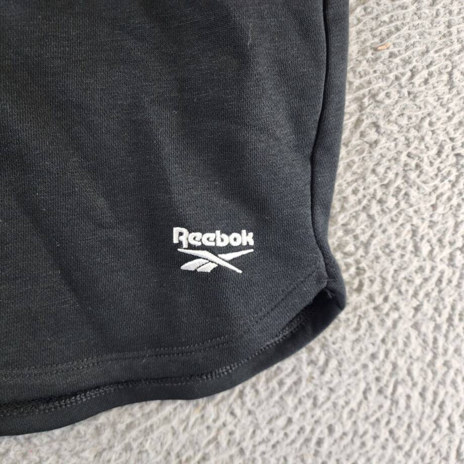 Reebok Plus Size Active Identity French Terry Shorts Women's 4X/26-28W Black