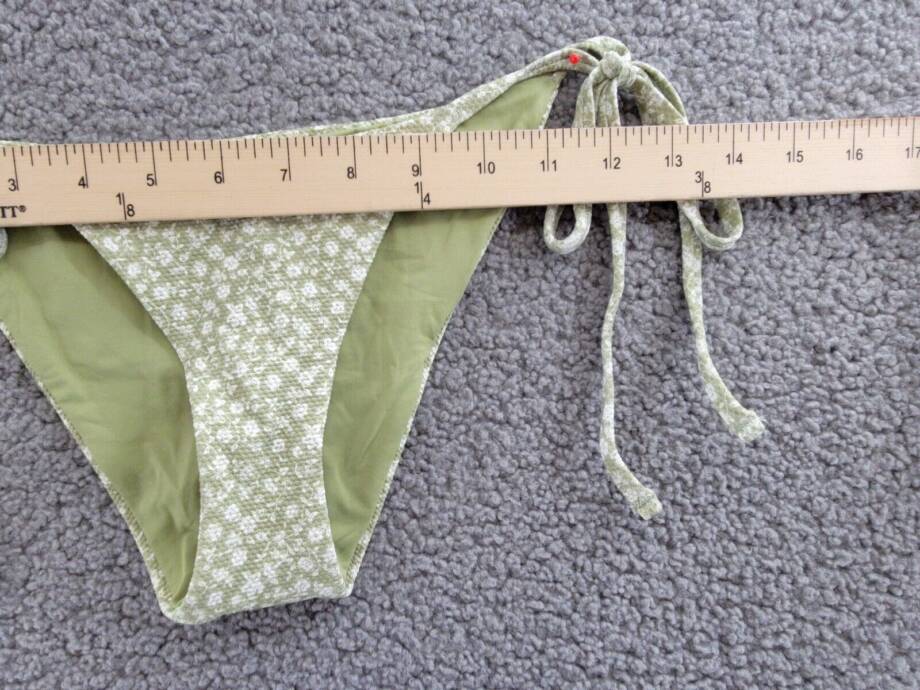 Eberjey Sadie Bikini Bottoms Women's XS Garden Floral Side Tie Strap Closure