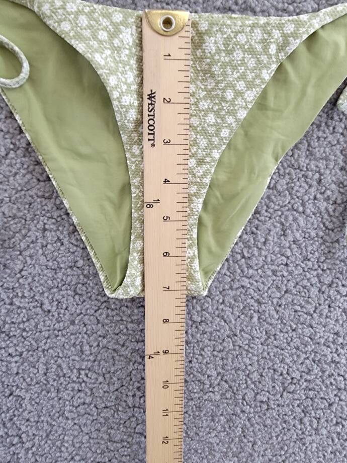 Eberjey Sadie Bikini Bottoms Women's XS Garden Floral Side Tie Strap Closure
