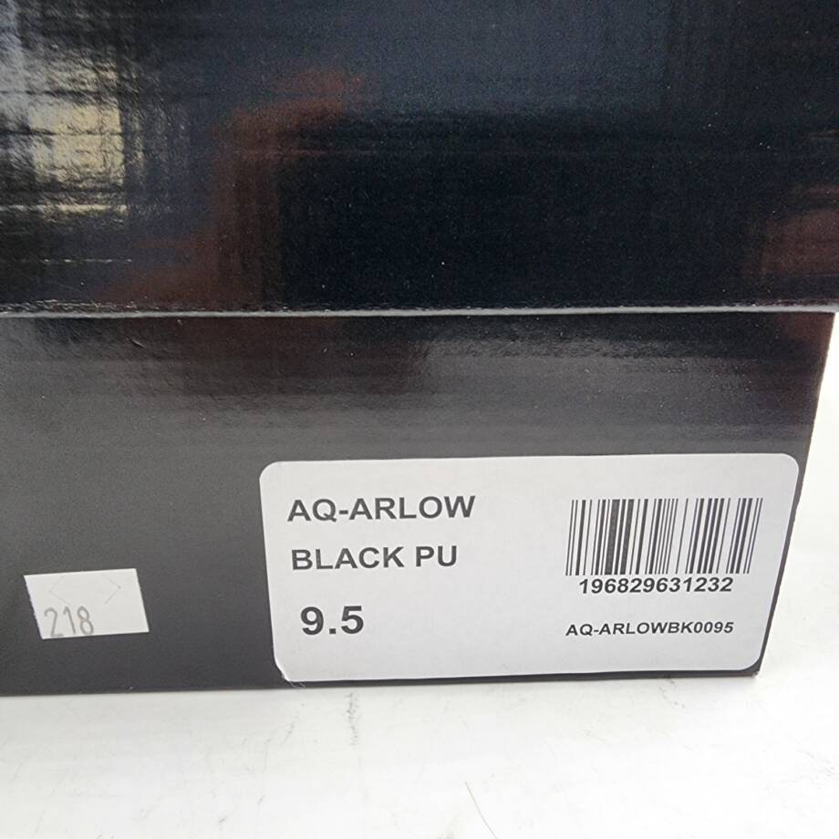 AQUA Arlow Ankle Strap High Heel Sandals Women's 9.5 Black Buckle Strap Closure