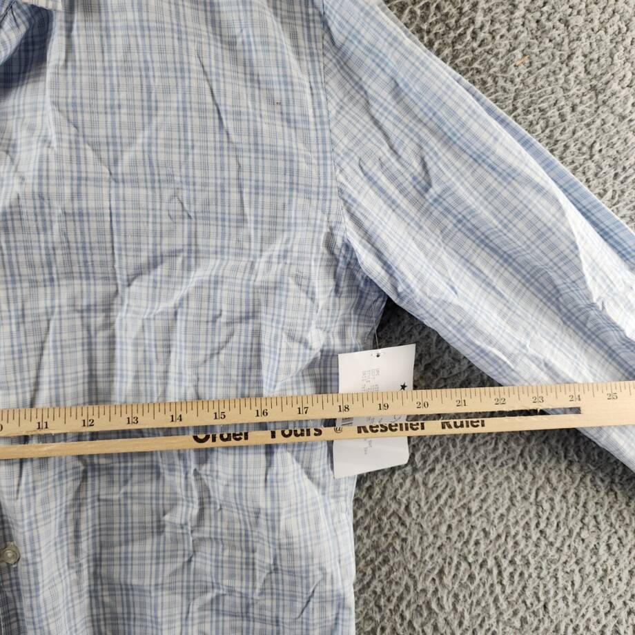 HUGO by Hugo Boss Kenno Slim-Fit Dress Shirt Men's 15.5US Green Check