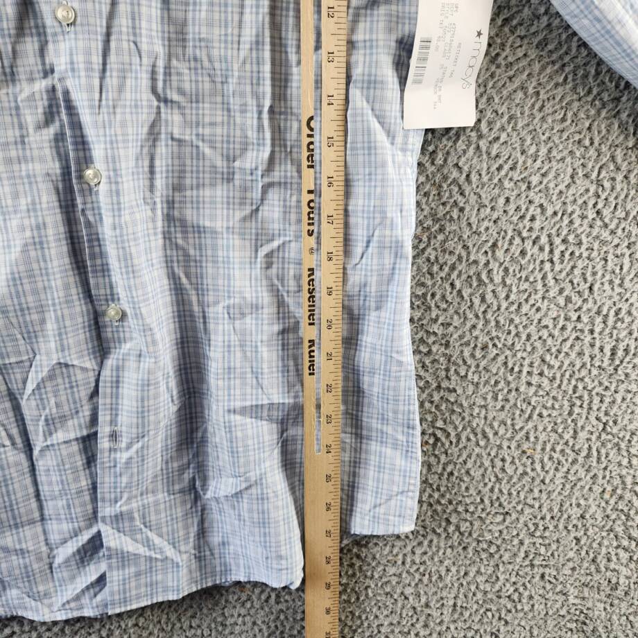 HUGO by Hugo Boss Kenno Slim-Fit Dress Shirt Men's 15.5US Green Check
