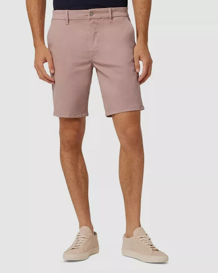 Joe's Jeans Brixton Slim Fit Shorts Men's 33 Adobe Rose Side Pockets Button Zip