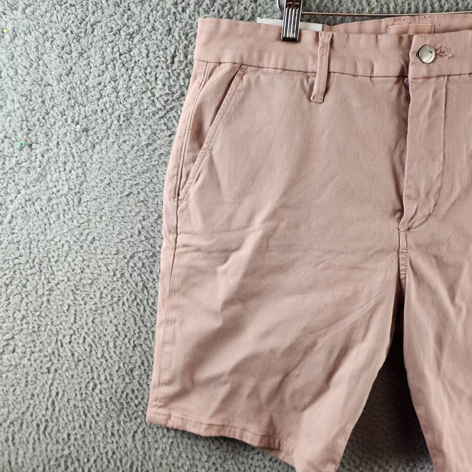 Joe's Jeans Brixton Slim Fit Shorts Men's 33 Adobe Rose Side Pockets Button Zip