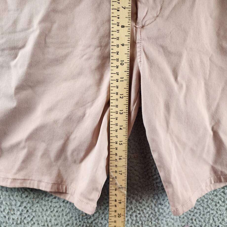 Joe's Jeans Brixton Slim Fit Shorts Men's 33 Adobe Rose Side Pockets Button Zip