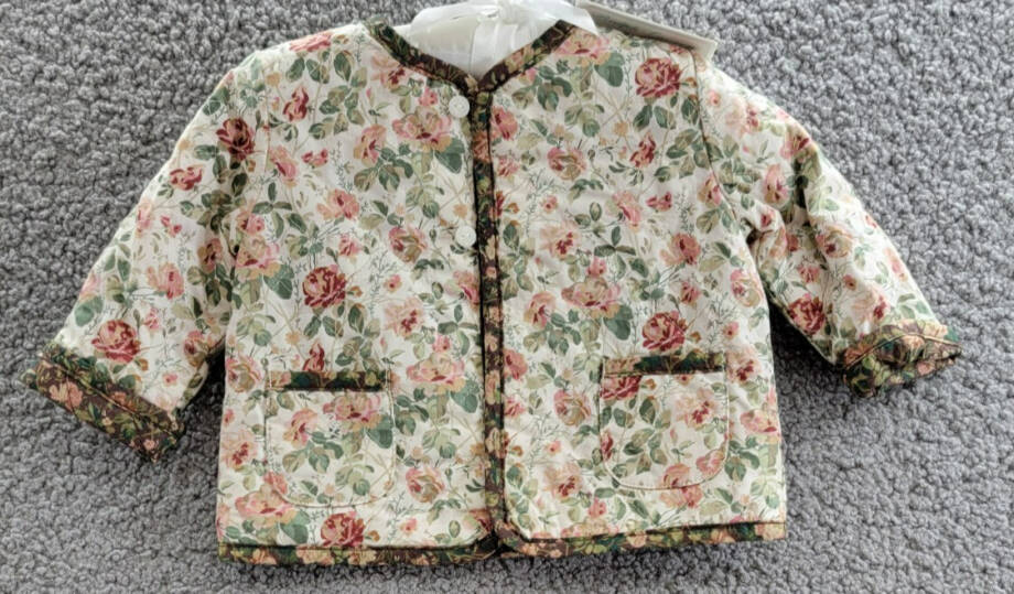 Ralph Lauren Reversible Floral Jacket & Pants Set Baby Girl's 3M Multi - 2 piece