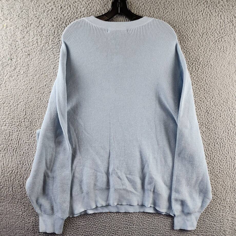 The Men's Store at Bloomingdale's Cotton Thermal Sweater Men's XXL Celestial L/S