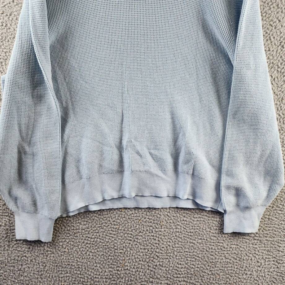 The Men's Store at Bloomingdale's Cotton Thermal Sweater Men's XXL Celestial L/S