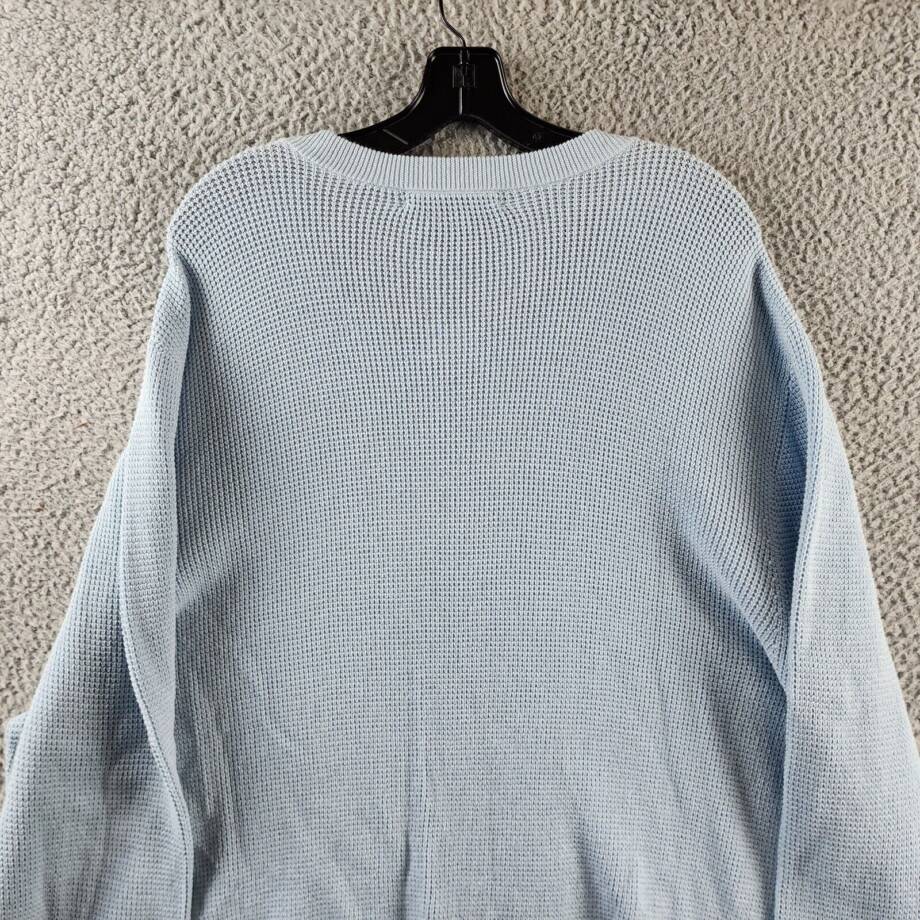 The Men's Store at Bloomingdale's Cotton Thermal Sweater Men's XXL Celestial L/S