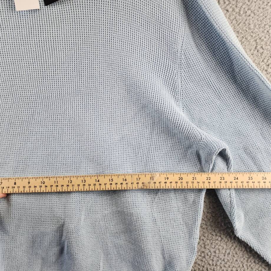 The Men's Store at Bloomingdale's Cotton Thermal Sweater Men's XXL Celestial L/S