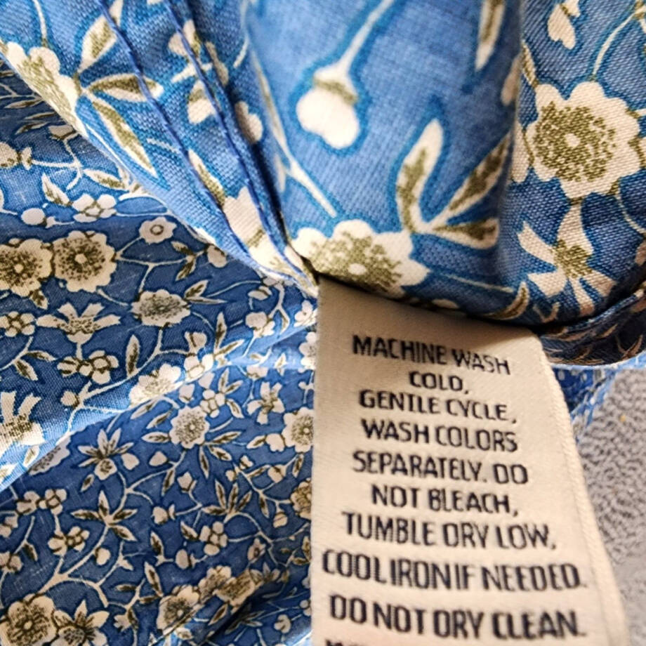 Reyn Spooner Kettle Floral Print Button Down Camp Shirt Men's L Lichen Blue S/S