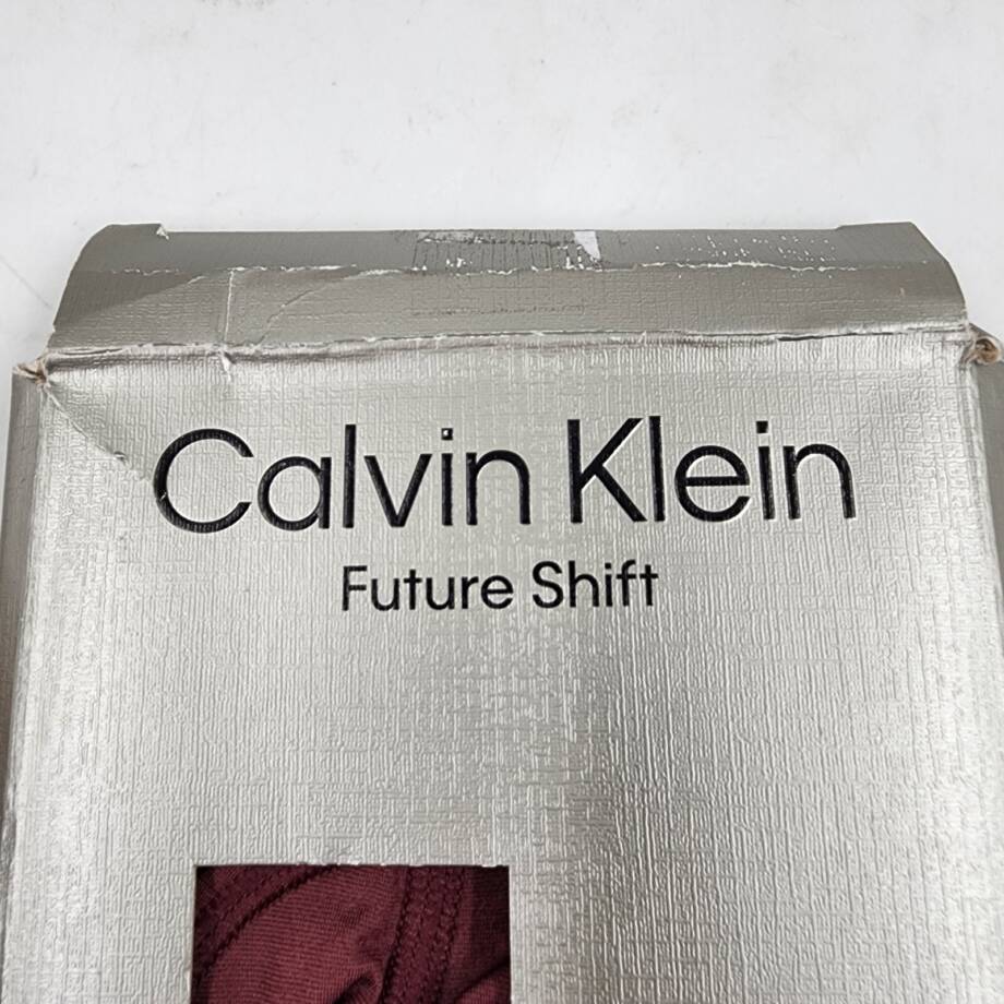Calvin Klein Future Shift Stretch Holiday Boxer Briefs Men's L Tawny Port PullOn