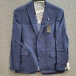 Lauren Ralph Lauren Linen Sports Coat Big Boys 20R Navy Patch Pocket Long Sleeve