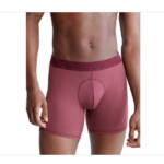 Calvin Klein Future Shift Stretch Holiday Boxer Briefs Men's S Tawny Port Logo~
