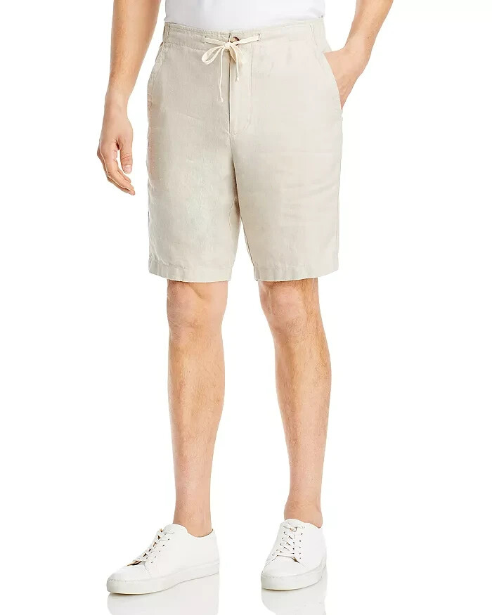 Vince Lightweight Hemp Shorts Men's XXL Beach Sand Drawstring Button Zipped