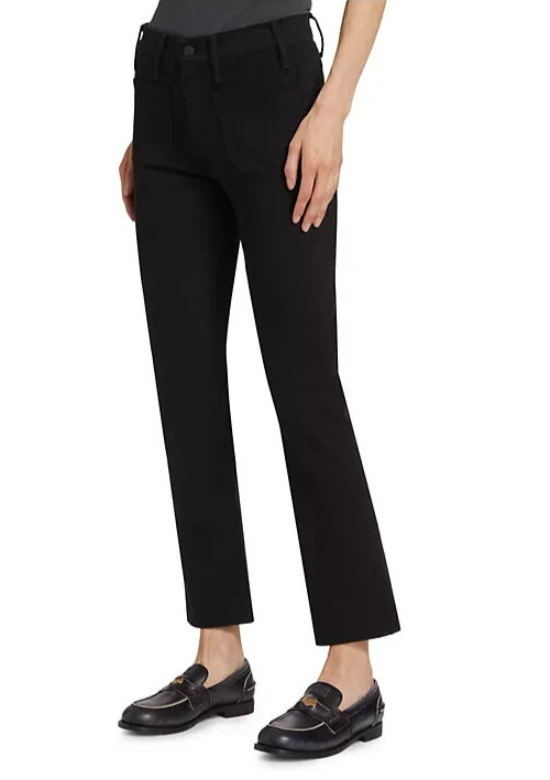 Mother The Patch Pocket Insider Ankle Jeans Women's 28 Pitch Button Closure~