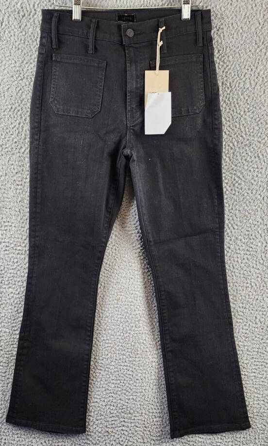 Mother The Patch Pocket Insider Ankle Jeans Women's 28 Pitch Button Closure~