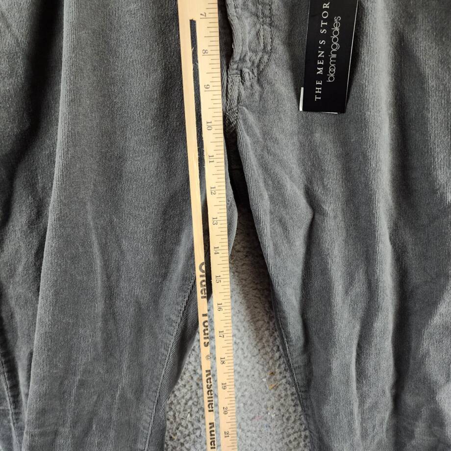 The Men's Store at Bloomingdale's Tailored Fit Corduroy Pants Men's 38Wx34L Gray