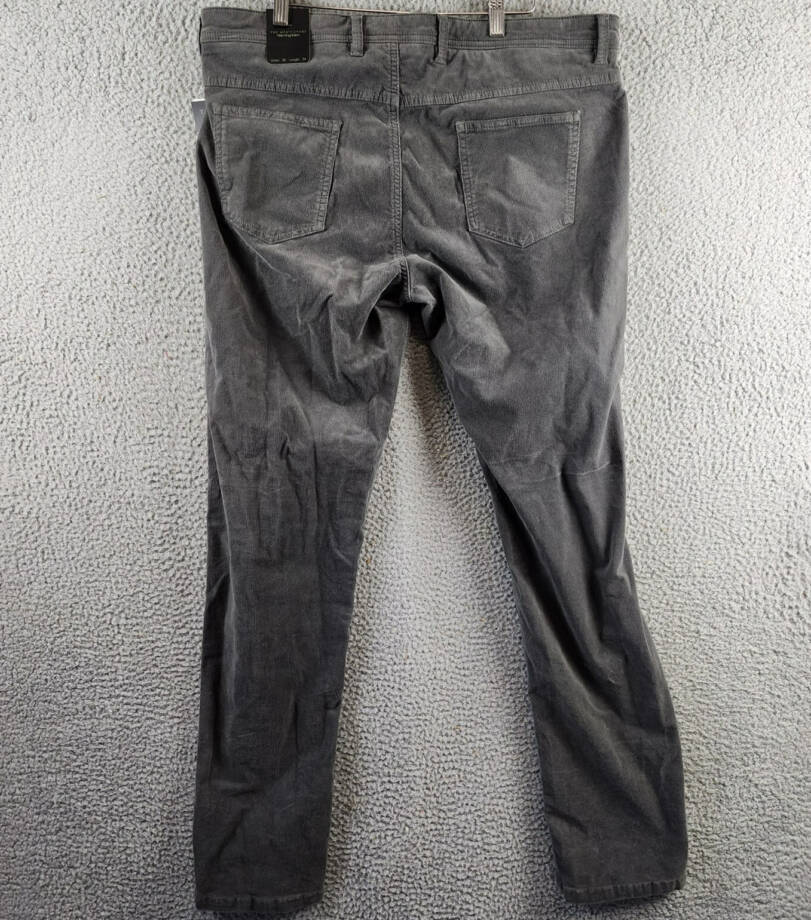 The Men's Store at Bloomingdale's Tailored Fit Corduroy Pants Men's 38Wx34L Gray