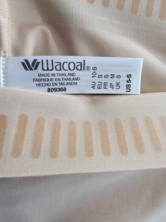 Wacoal Taking Shape High Waist Shaping Brief Women's 5-S Beige Elastic Waist
