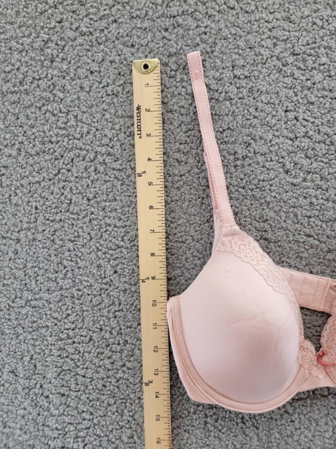 Maidenform Plus Comfort Devotion Extra Coverage Embellished Bra Women's 34D Pink