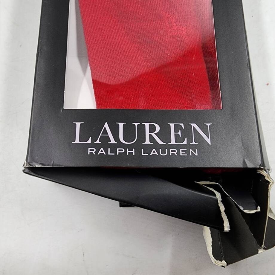 Lauren Ralph Lauren 2-Pk. Holiday Snowflake Socks Women's 9-11 Red/Black Multi