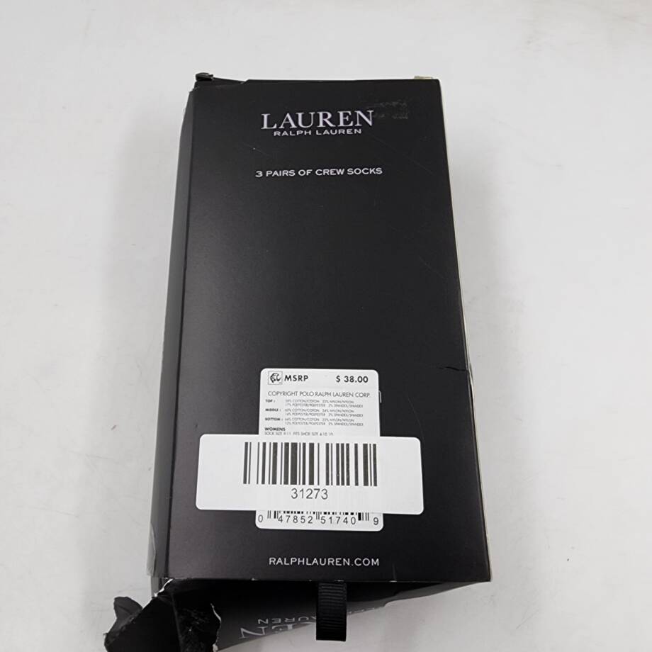Lauren Ralph Lauren 2-Pk. Holiday Snowflake Socks Women's 9-11 Red/Black Multi