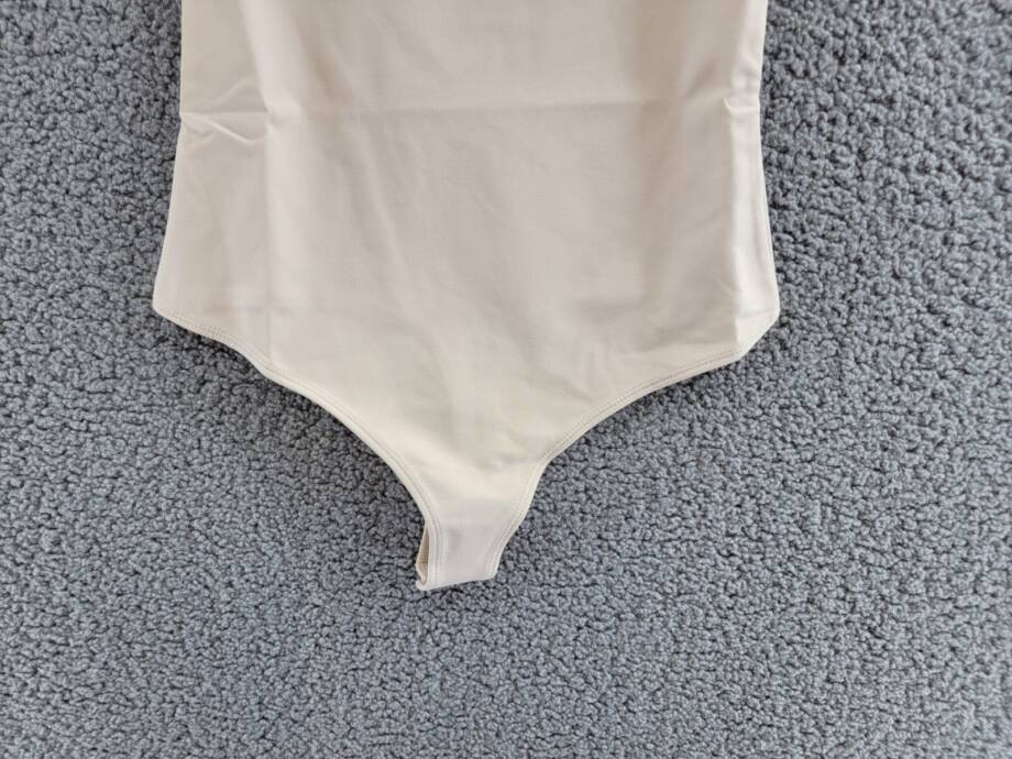 Intimately Free People Square Eyes Bodysuit Top Women's XS Pink Tint Snap Gusset