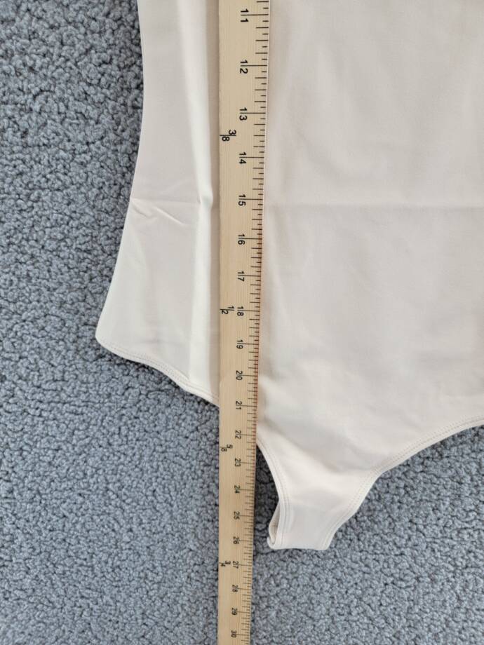 Intimately Free People Square Eyes Bodysuit Top Women's XS Pink Tint Snap Gusset