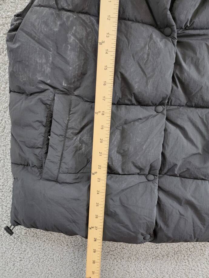 Cotton On Body The Mother Puffer Vest Women's S/M Black Pockets Sleeveless