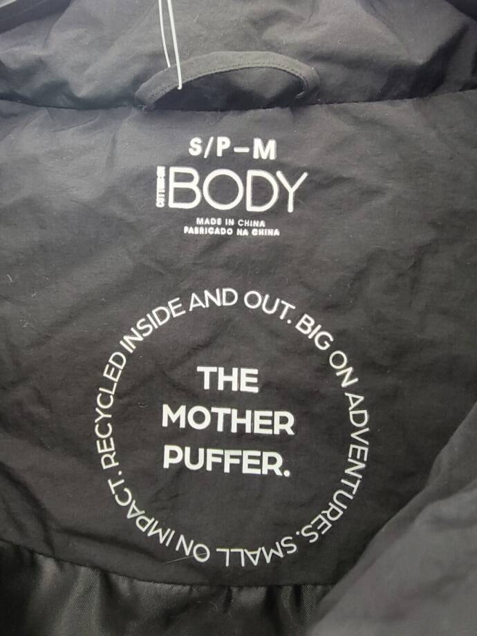 Cotton On Body The Mother Puffer Vest Women's S/M Black Pockets Sleeveless