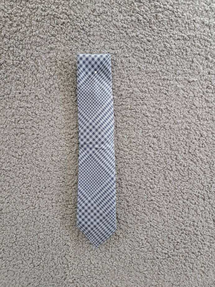 Michael Kors Classic Design Glenplaid Tie Men's One Size Blue Multi Pointed
