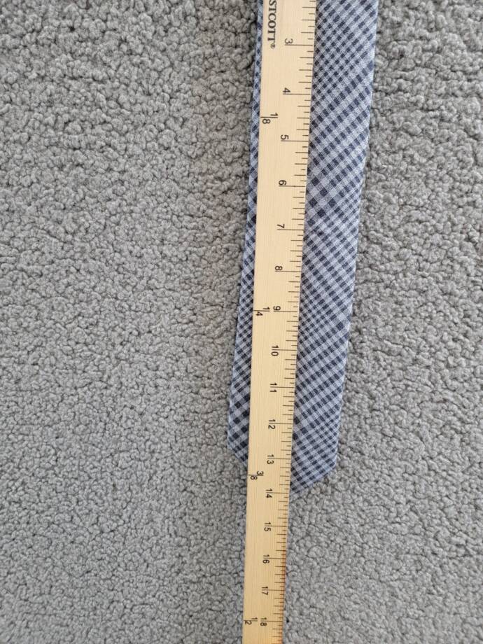 Michael Kors Classic Design Glenplaid Tie Men's One Size Blue Multi Pointed