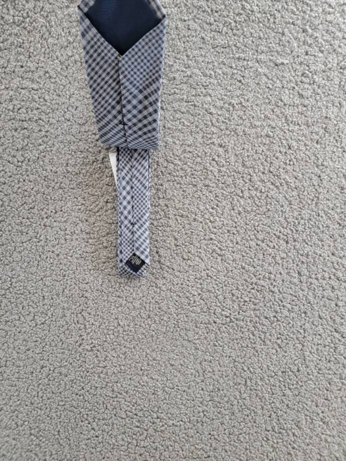 Michael Kors Classic Design Glenplaid Tie Men's One Size Blue Multi Pointed
