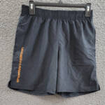 Under Armour UA Tech Woven Wordmark Shorts Boys' 11-12Y Black/Orange Pull On