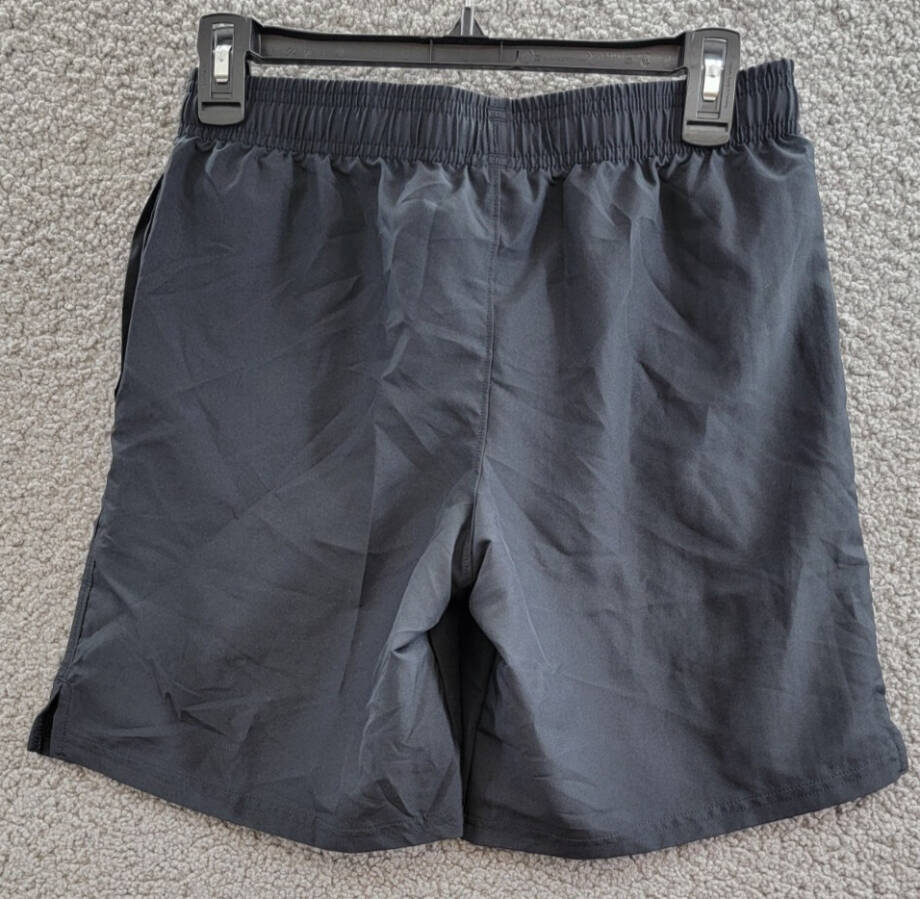 Under Armour UA Tech Woven Wordmark Shorts Boys' 11-12Y Black/Orange Pull On