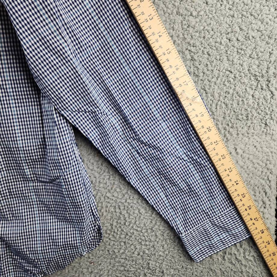 The Men's Store at Bloomingdale's Stretch Slim Fit Shirt Men's 2XL Blue Multi