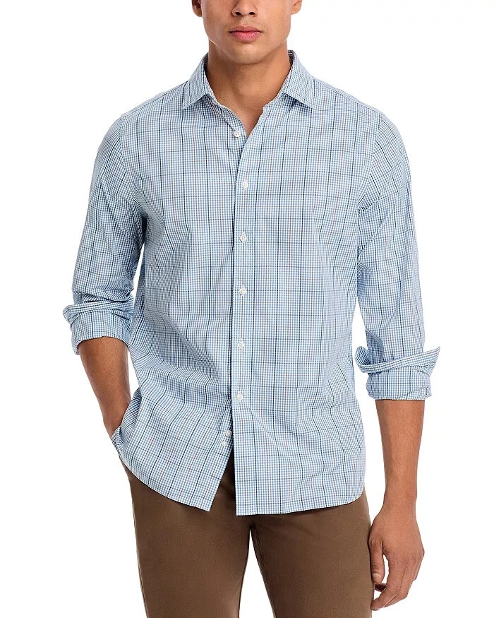 The Men's Store at Bloomingdale's Slim Fit Button Down Shirt Men's M Slate Blue