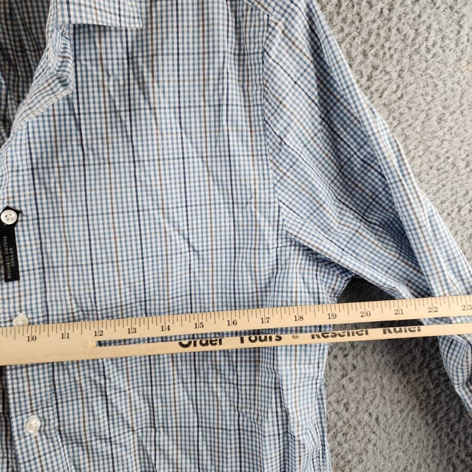 The Men's Store at Bloomingdale's Slim Fit Button Down Shirt Men's M Slate Blue