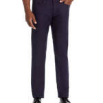The Men's Store at Bloomingdale's Flannel Tailored Fit Pants Men's 36Wx32L Navy