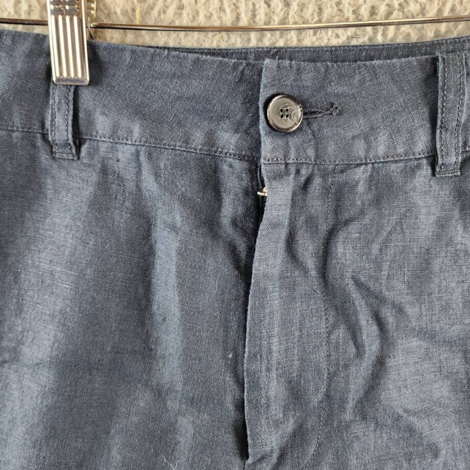 Vince Cargo Short Men's 31 Navy Zip Fly With Button Closure Belt Loops Pockets