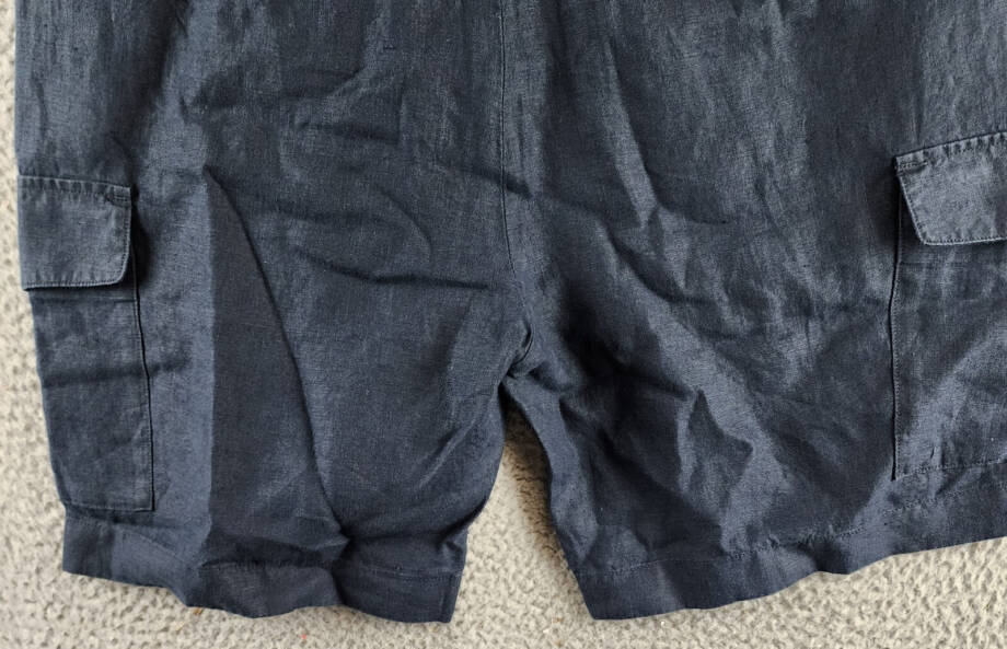 Vince Cargo Short Men's 31 Navy Zip Fly With Button Closure Belt Loops Pockets