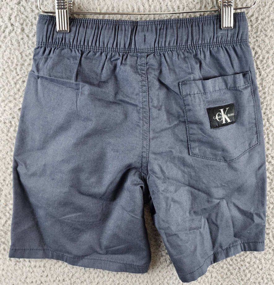 Calvin Klein Loose Modern Pull-On Short Big Boys S(8) Hemisphere Blue Drawstring