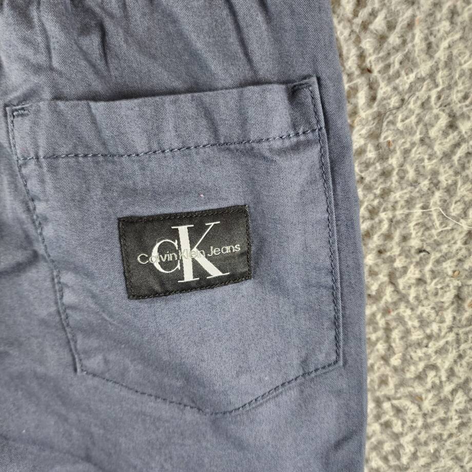 Calvin Klein Loose Modern Pull-On Short Big Boys S(8) Hemisphere Blue Drawstring