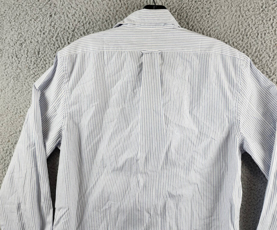 The Men's Store at Bloomingdale's Cotton Slim Fit Button Up Shirt Men's S Blue