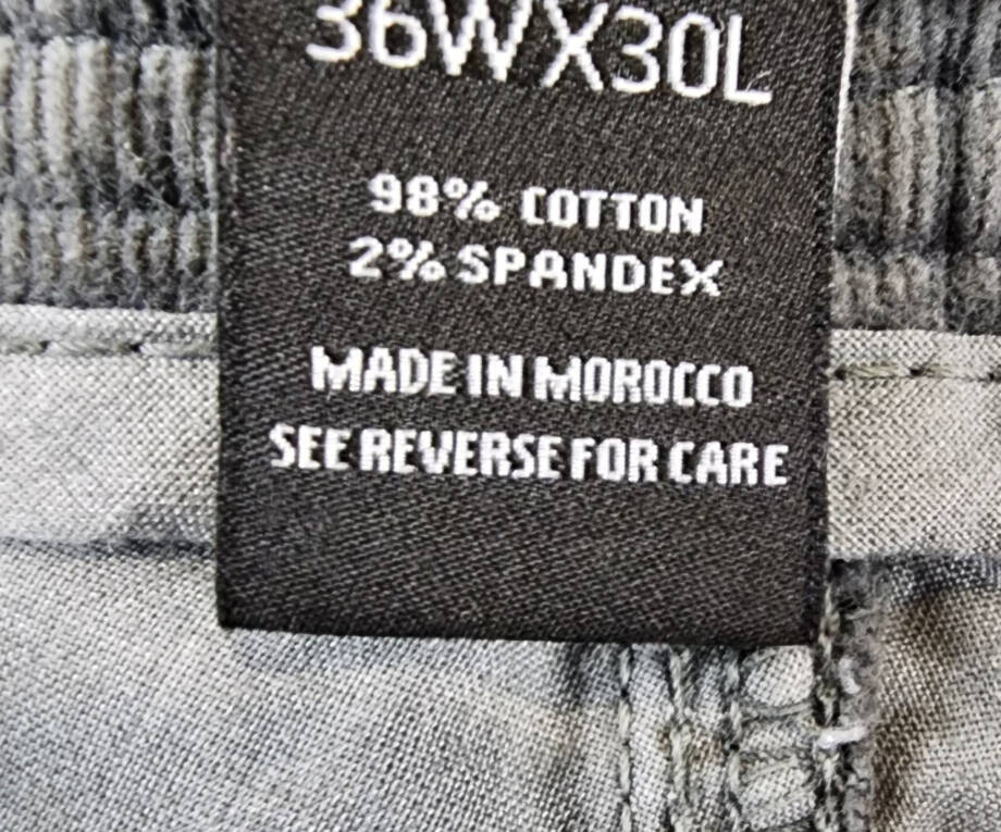 The Men's Store at Bloomingdale's Tailored Fit Corduroy Jeans Mens 30Wx30L Black